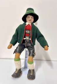 Decorative object - Boy Bavarian Doll, Friedel Dehnel, 1940-1945