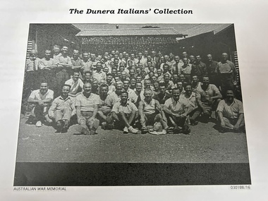 Document, The Dunera Italians' Collection