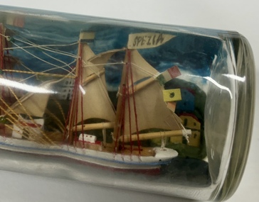 Model - Ship in Bottle, "Spezia"