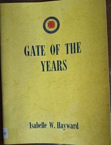 Booklet, Gates of the Years by Isabelle W. Hayward