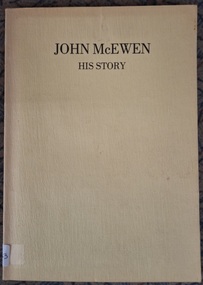 Book, John McEwen. His Story