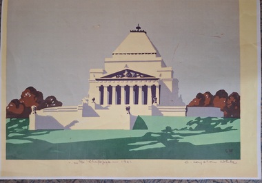 Painting, Melbourne Cenotaph