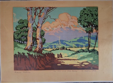 Painting, Australian scene