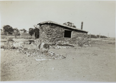 Photograph - Black and white photograph, No 2 Camp hut