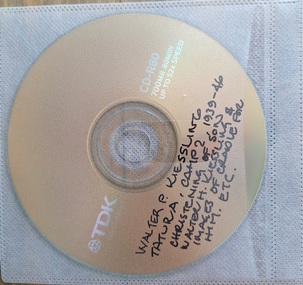 Audio - CD, Baptism of Walter Kiessling Jnr