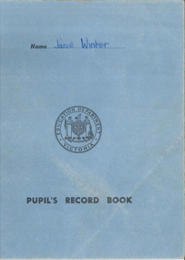 Pupil's record book: Janie Winter