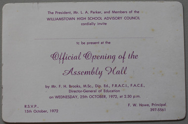 Invitation 1972