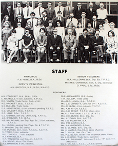 Staff 1969