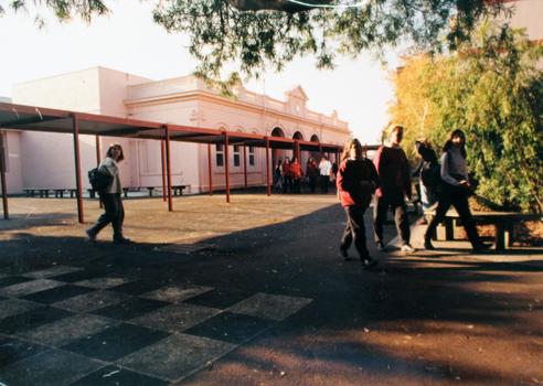 Quadrangle building Williamstown High School.