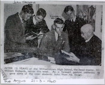 Mr W. Richards - Headmaster 1927-40