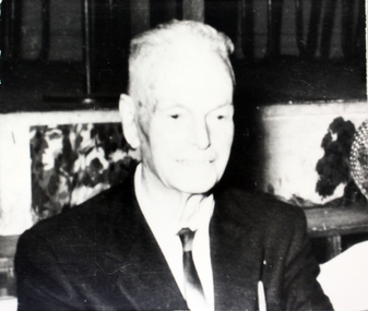 Mr F.W. Johnson at reunion 1965