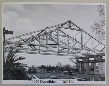 1970 Demolition of drill hall 2
