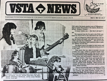 Top Secret - VSTA News article 1988