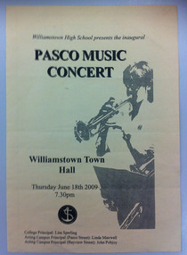 Pasco Music Concert Program 2009