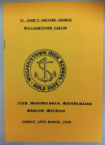 75th anniversary celebration church service 1990