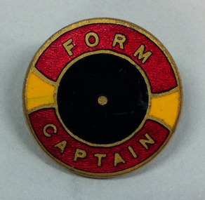 Form Captain badge 1930s