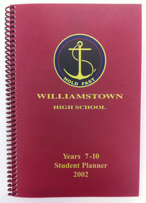 2002 Years 7-10 student planner
