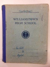 English exercise book 1959