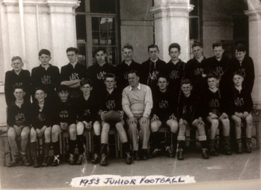 Junior football 1953