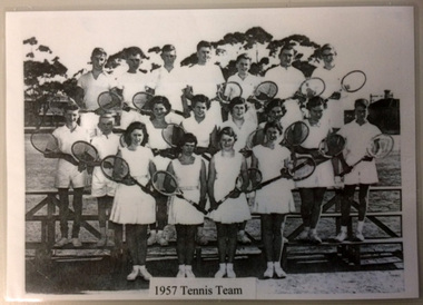 Tennis team 1957