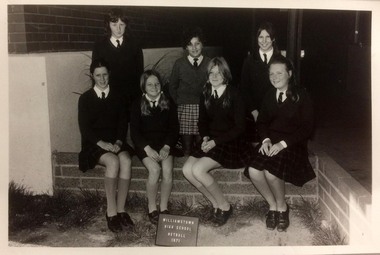 1971 junior girls netball team