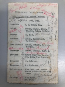 Athletic sports meet Sep 1948