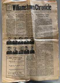 Williamstown Chronicle 1948, Williamstown Chronicle. Friday September 24, 1948