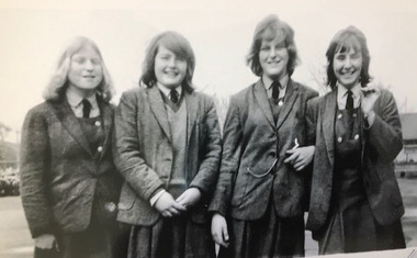 Four Form 3 girls 1964