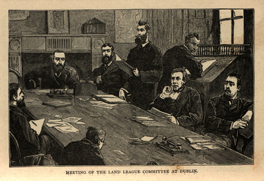 Image, Land League Committee Meeting, Dublin, 1864