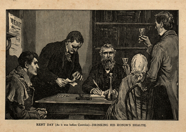 Image, Rent Day (as it was before Coercion), c1864, 1864