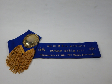 Award - Blue Sash