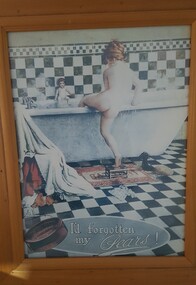 Print of an old ad for Pears Soap