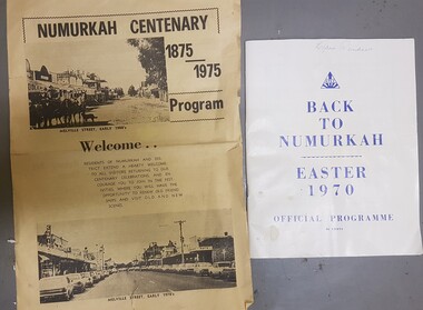 Back to Numurkah booklets x 2