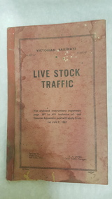 Victorian Railways Livestock Traffic Instruction Book, 1967