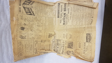 Newspaper pages