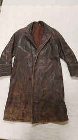 Leather coat