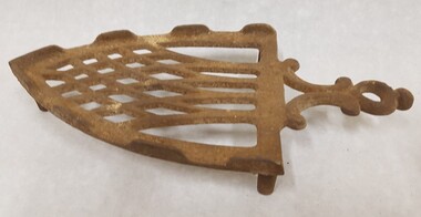 Domestic object - Iron (Charcoal) & Stand