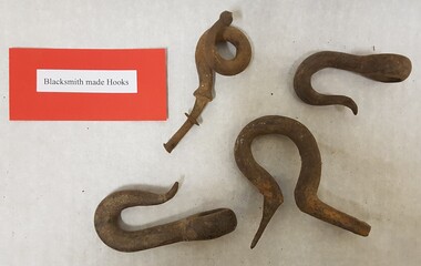 Blacksmith hooks x 4
