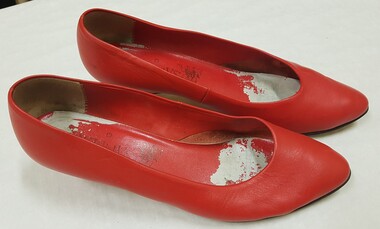 Ladies red shoes