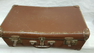 Suitcase with NSC uniforms inside