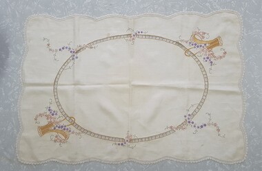 Textile - Table Centre Emboidered Doily