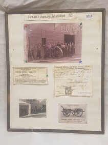 Poster - Poster / displays x 4 of the Coxon Foundry