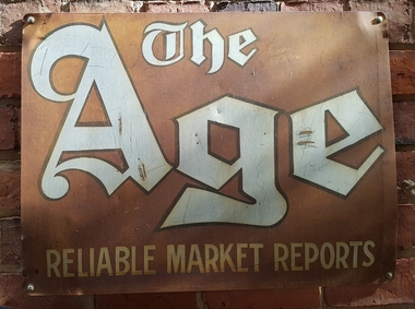 Sign - "The Age" Sign