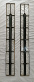 Decorative object - 2 x Leadlight Windows