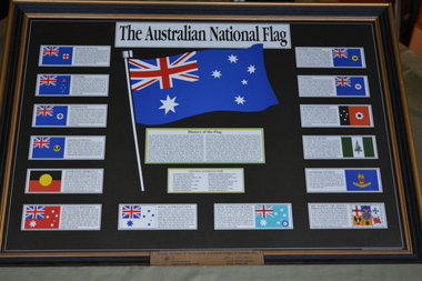 Poster - Framed poster, The Australian National Flag, c1992