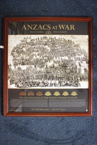 Framed print, ANZACS at War