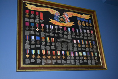 Framed  Collections of Medals and Decorations