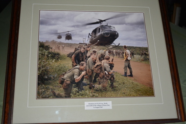 Print - Framed photograph, ALP Art Gallery & Custom Framing, 5 Pl, B Coy, 7 RAR
