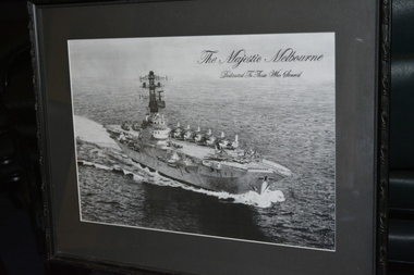 Framed print, HMAS Melbourne