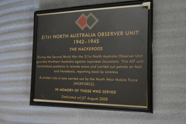 Memorabilia - Framed Dedication, The Nackeroos